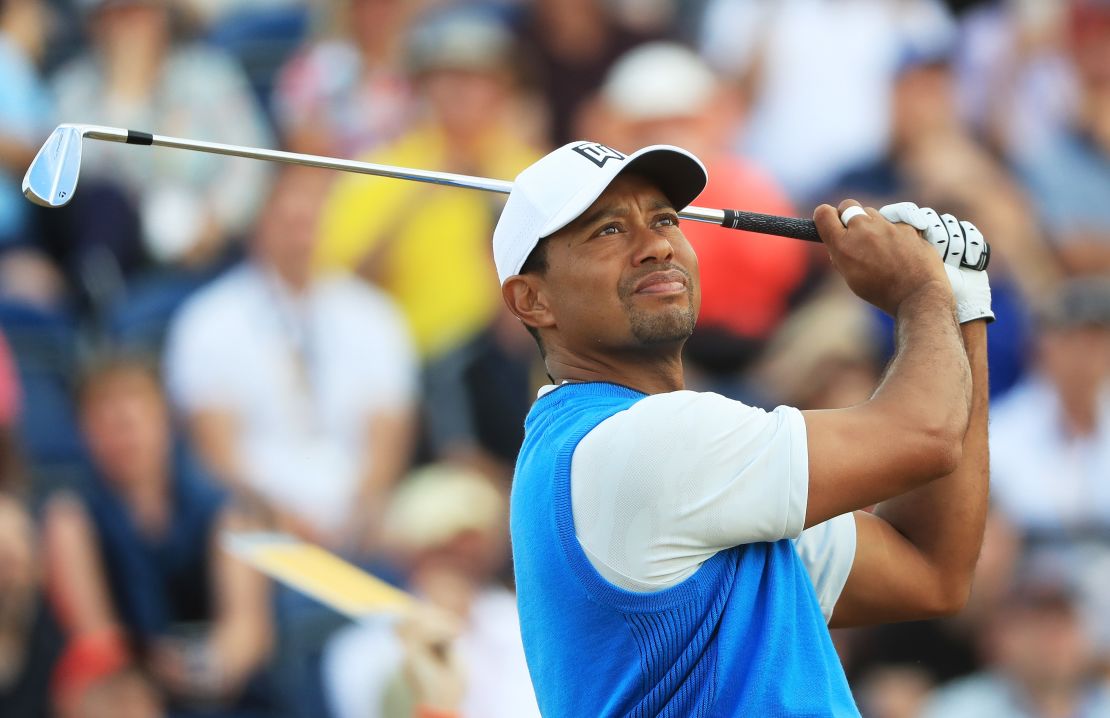 Tiger Woods is playing in his first Open since 2015.