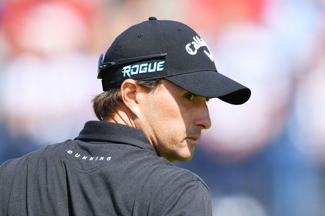 Kevin Kisner led the Open by one stroke after day one at Carnoustie.