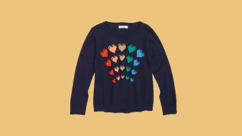 <strong>Tucker + Tate Sparkle Heart Sweater ($25.90, originally $39; </strong><a href="https://click.linksynergy.com/deeplink?id=Fr/49/7rhGg&mid=1237&u1=0720anniversarysale&murl=https%3A%2F%2Fshop.nordstrom.com%2Fs%2Ftucker-tate-sparkle-heart-sweater-toddler-big-girl-little-girl%2F4871761%3Forigin%3Dkeywordsearch-personalizedsort%26color%3Dnavy%2520peacoat%2520rainbow%2520hearts" target="_blank" target="_blank"><strong>nordstrom.com</strong></a><strong>)</strong>