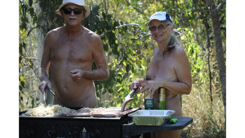 Organizers and passionate nudists Bruce and Julie Jensen offered golfers a day of relaxation, freedom -- and a barbeque.