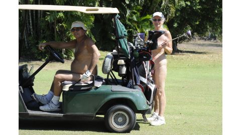 Naked girl swinging golf club pic Nude Golf Naturism In Full Swing At Australian Course Cnn
