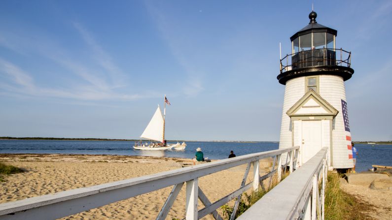 <strong>Shortest regular commercial flight in North America:</strong> It's just 30.49 miles between Barnstaple Municipal Airport on Cape Cod to Nantucket Memorial Airport on the island of Nantucket (pictured). 
