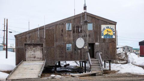 Kaktovik, only accessible by sea or air, nestles on the edge of the Arctic National Wildlife Refuge.