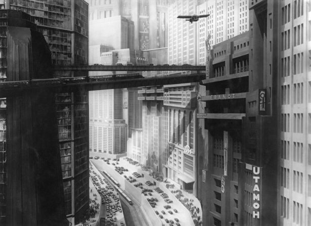 Fritz Lang's production designers -- Erich Kettelhut, Otto Hunte and Kurt Vollbrecht -- shaped the fictional city of "Metropolis" by re-imagining contemporary Manhattan. 