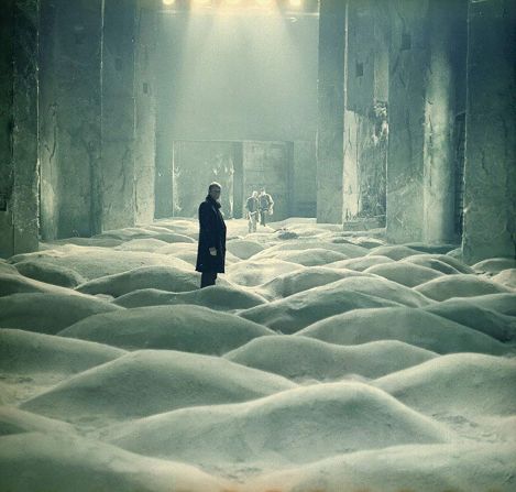 Director Andrei Tarkovsky and production designer Rashit Safiullin created a haunting, dreamlike set for "Stalker," a 1979 film focused on a restricted site called the "Zone." Somewhere inside the Zone lies a room where a person's innermost desires are fulfilled.