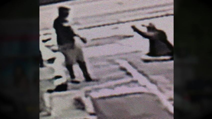A still photo from a surveillance camera showing what police describe as Michael Drejka shooting Markies McGlockton on July 19, 2018. 