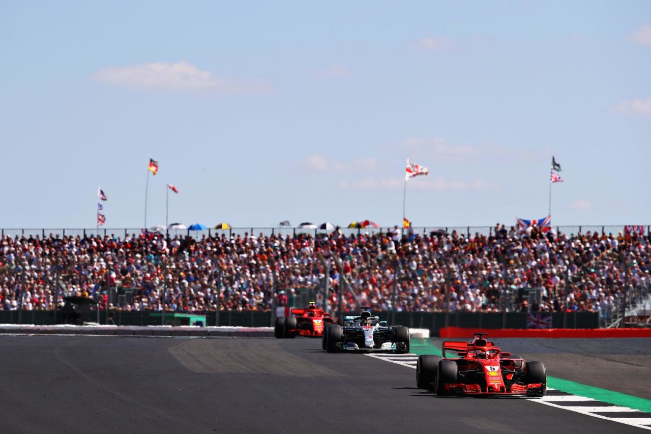 Home favorite Lewis Hamilton was denied a sixth victory at the British Grand Prix as Ferrari's Sebastian Vettel took control of the championship at Silverstone