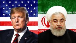 20180723 Trump Rouhani USA Iran flags