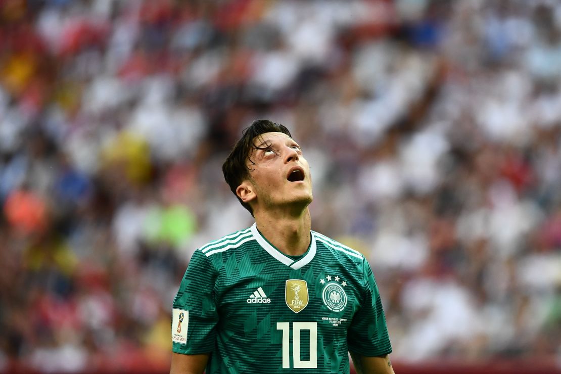 Mesut Ozil endured a disappointing World Cup campaign along with the rest of the German national team.