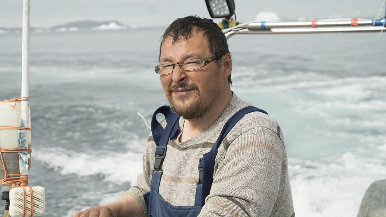 Fisherman Hans Mathias Kristensen remembers another iceberg that destroyed or damaged 11 boats as it broke up.