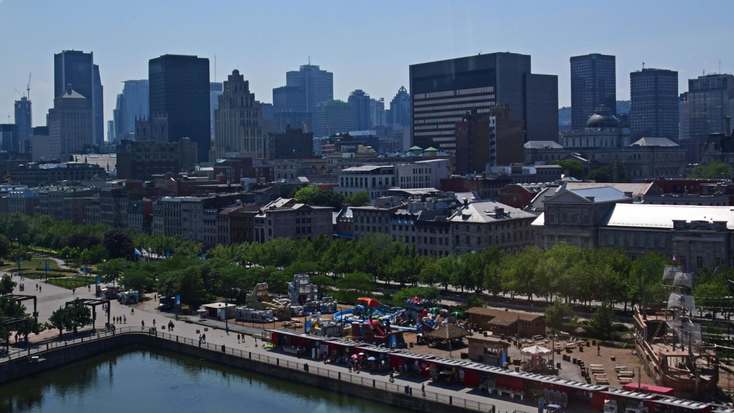 The Montreal skyline as seen from the city's Old Port, which will host an equestrian event in 2019.