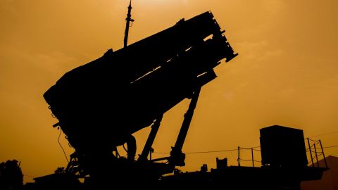 A US Patriot missile defence system is pictured during the Israeli-US military exercise "Juniper Cobra" at the Hatzor Airforce Base in Israel on March 8, 2018.
Exercise Juniper Cobra is a five-day combined military exercise between Israel and the United States.
/ AFP PHOTO / JACK GUEZ (Photo credit should read JACK GUEZ/AFP/Getty Images)