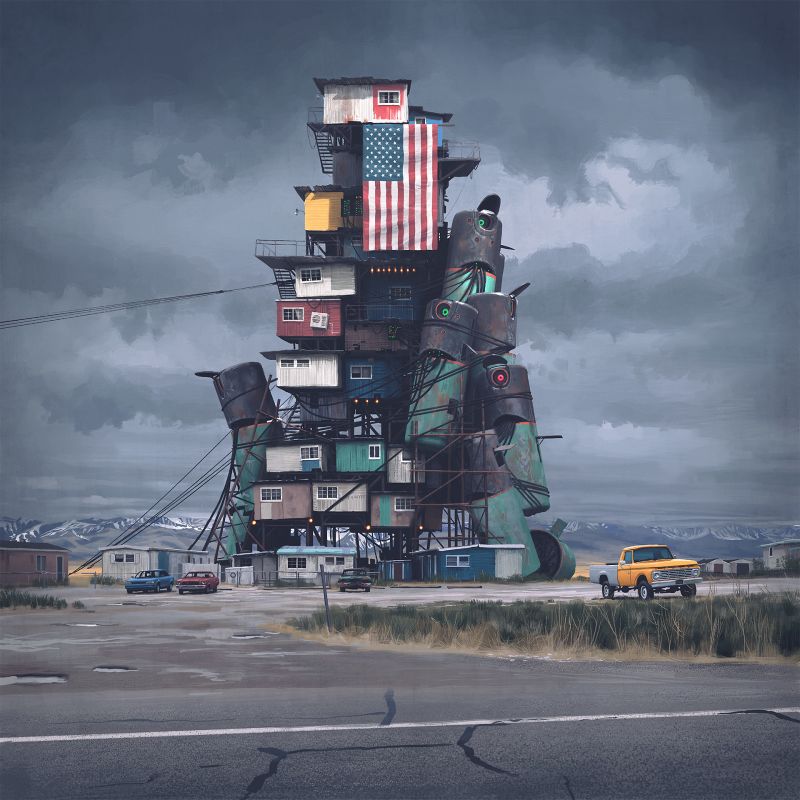 Simon shop stålenhag paintings