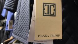 Labels and winter jacket clothing for the Ivanka Trump brand of clothing in a store in Madison, Wis., on Dec. 29, 2017. (AP Photo/Jon Elswick)