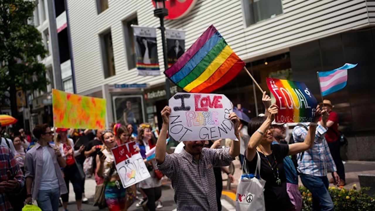 Thousands attended this year's Tokyo Rainbow Parade in a growing show of support for Japan's LGBT community. 