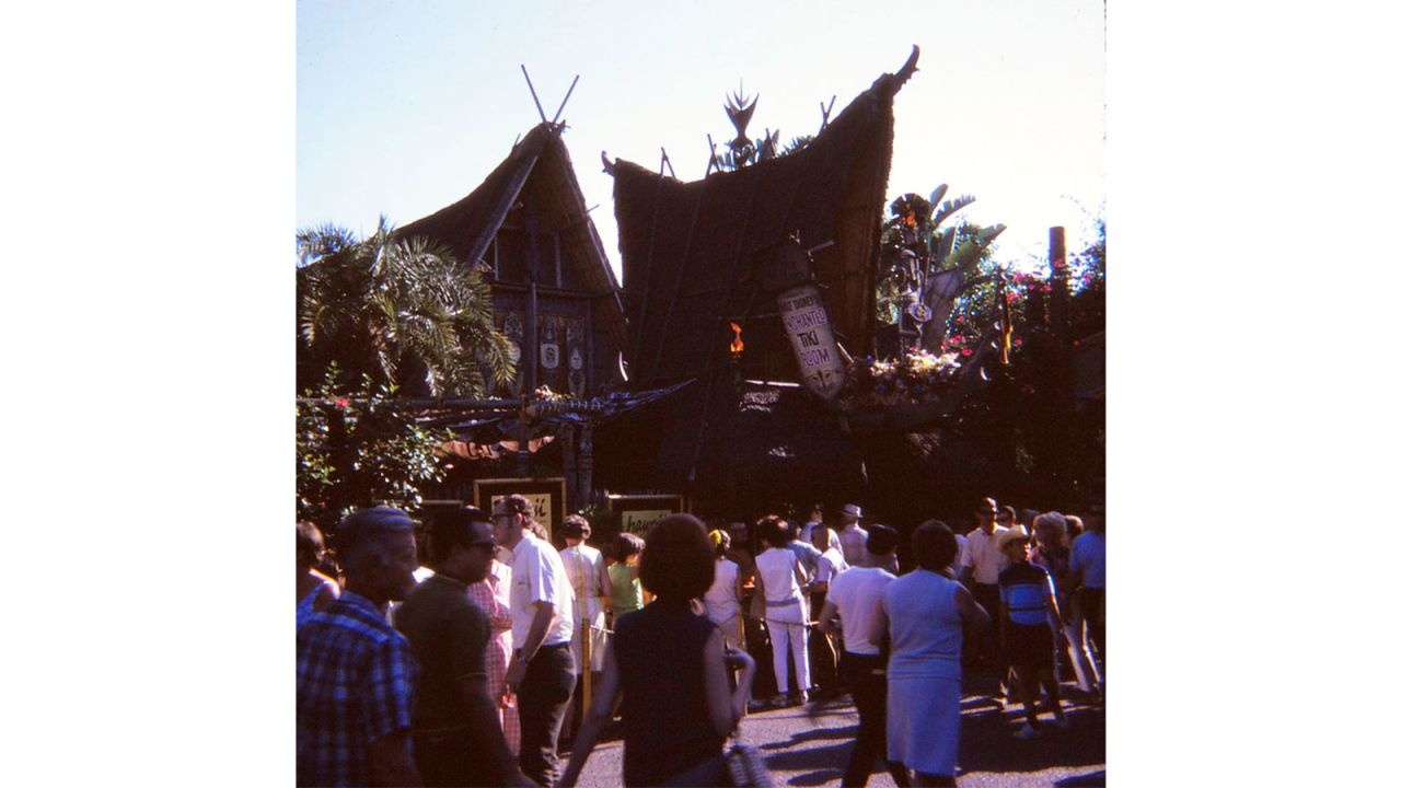 <strong>Musical moments</strong>: Syverson took this picture of the entrance to Walt Disney's Enchanted Tiki Room, which still exists today and is known for its musical animatronic performances. 