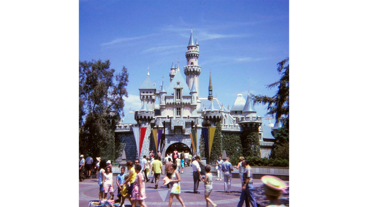 <strong>Time capsule: </strong>Larry Syverson, 69, recently rediscovered his photographs of a trip to Disneyland that he took in 1969 while he was in college with his future wife Judy.