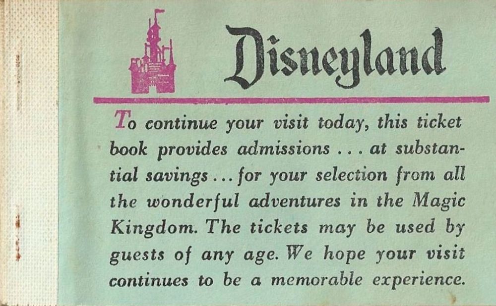 <strong>Ticket book</strong>: Judy kept her ticket from the day. The ticket system was different then: "At that time, when you went in you bought a book of tickets and each ride was a different ticket," Syverson tells CNN Travel. <br /> 