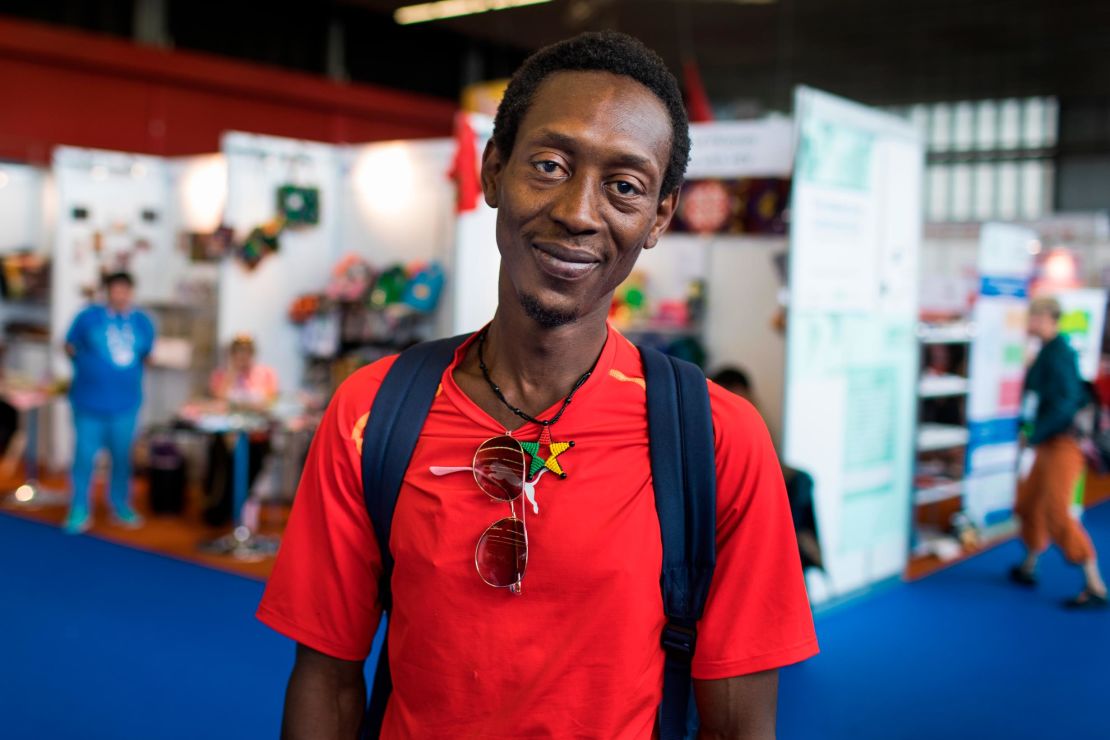 Ibrahima Kaba, 33, of Amsterdam is originally from Ivory Coast. "I am bi-sexual, which is a big taboo in my home country, Ivory Coast. Religion and culture are very strong there."