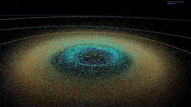 Asteroid near outlet earth