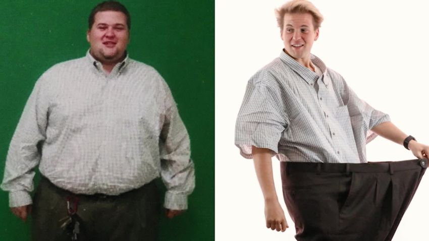 At his biggest, Charlie weighed 305 lbs. He's now lost over 130 lbs.