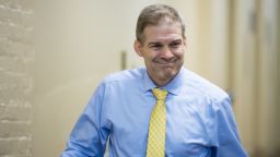 Rep. Jim Jordan, R-Ohio, arrives for the House Republicans' caucus meeting in the Capitol on immigration reforms on Thursday morning, June 7, 2018. (Photo By Bill Clark/CQ Roll Call)