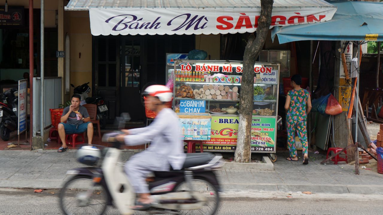 <strong>La Banh Mi Sai Gon Tai Hoi An:</strong> Located in western Hoi An, La Banh My Sai Gon Tai Hoi An is a nostalgic stop for Huynh. "When I was a kid, I came here every day in the early morning to eat her banh mi," he recalls. 