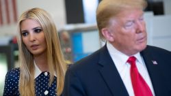 US President Donald Trump tours an advanced manufacturing lab with his daughter, Ivanka Trump (L), at Northeast Iowa Community College in Peosta, Iowa, July 26, 2018. (SAUL LOEB/AFP/Getty Images)