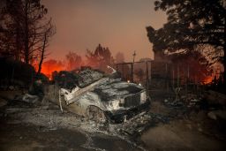 The Cranston Fire continues to burn on Thursday, July 26, 2018 in Idyllwild, California.