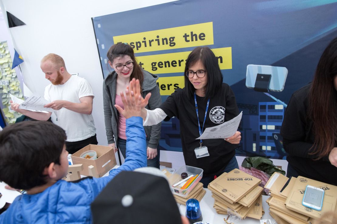 Jess Wade, in action at the Imperial College Festival