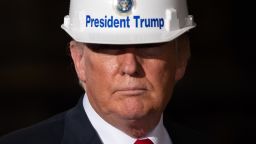 US President Donald Trump tours US Steel's Granite City Works steel mill in Granite City, Illinois on July 26, 2018.