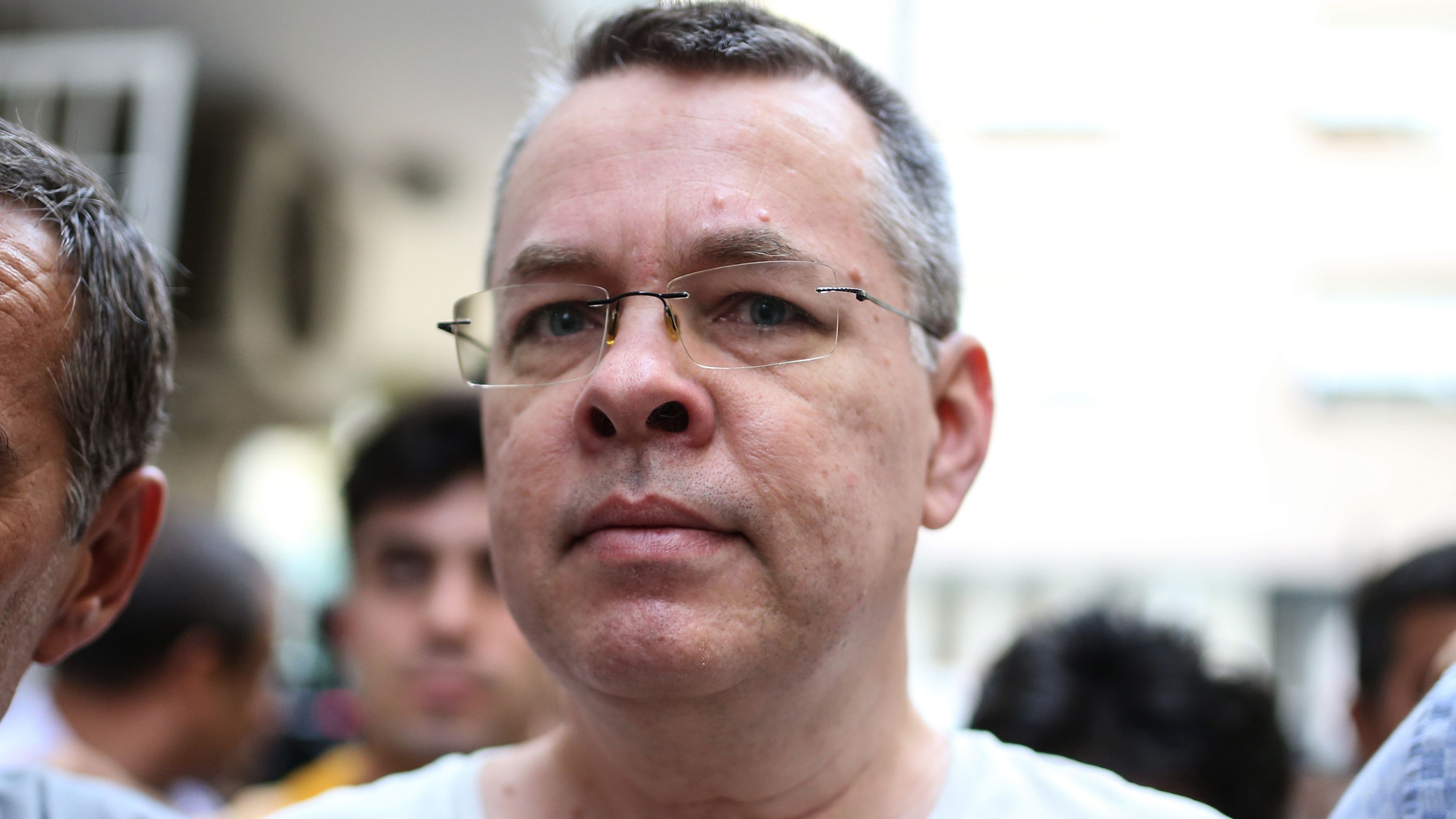 US pastor Andrew Brunson was moved from jail to house arrest in late July. 