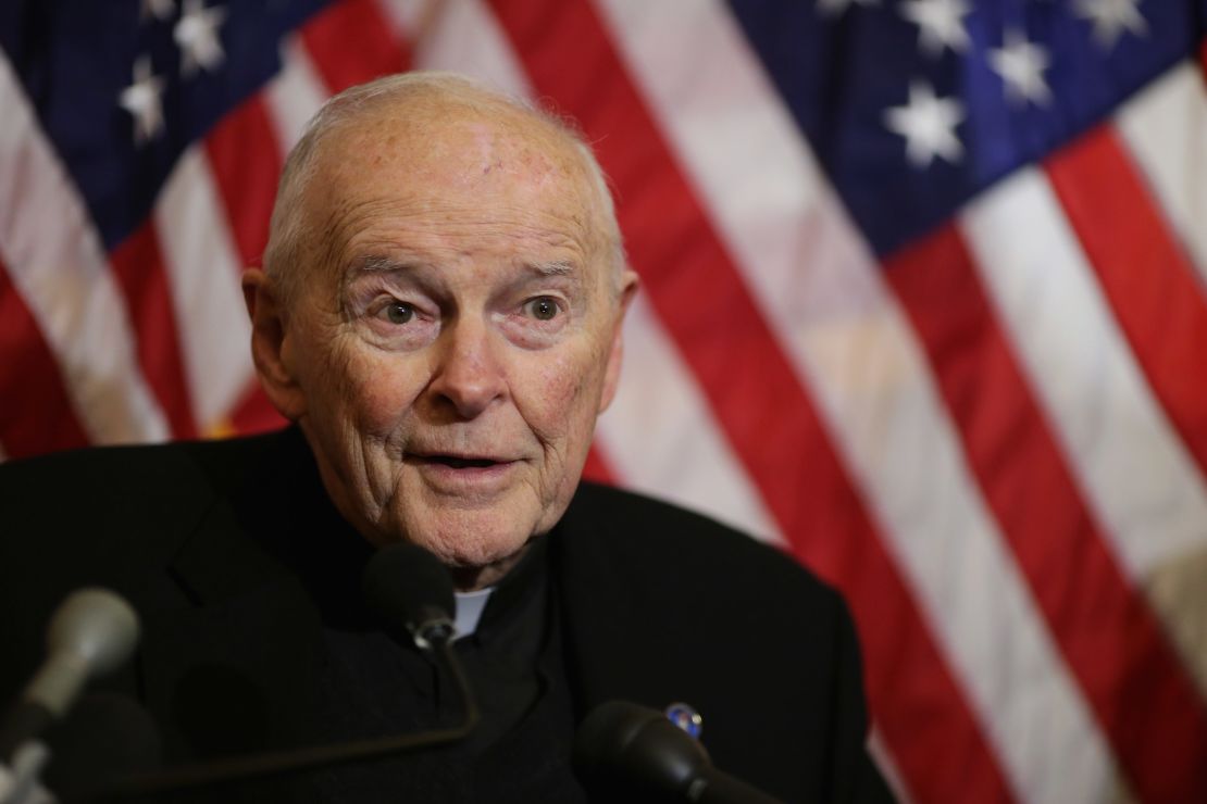 Theodore McCarrick resigned from his post in July.