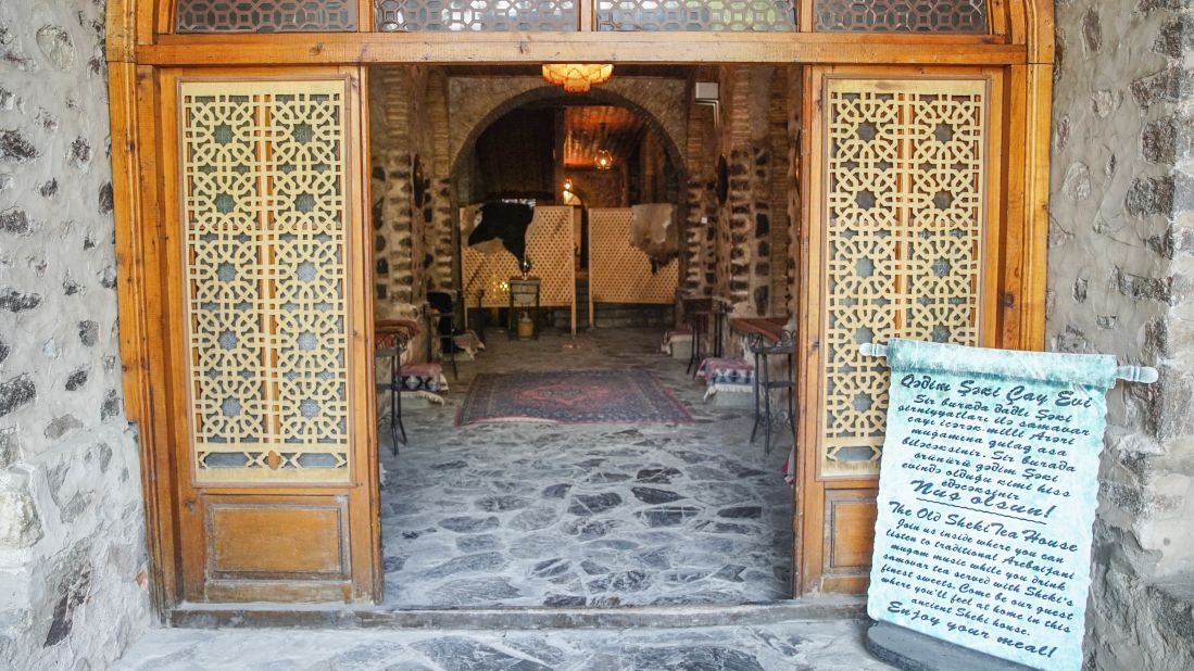 <strong>Tea house: </strong>There's also a tea house where you can enjoy a traditional Azeri tea, straight from the samovar and served with sweet treats. 