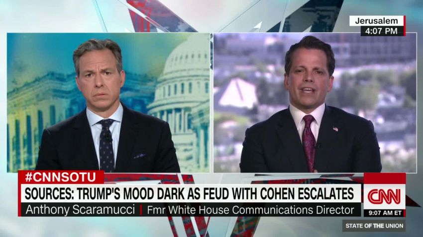 Scaramucci see’s ‘breach’ in Trump-Cohen relationship | CNN Politics