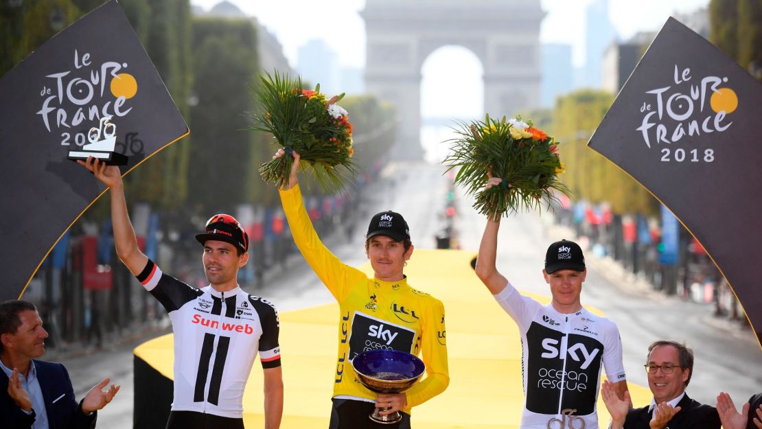 Thomas is the first Welsh rider to win the Tour de France.