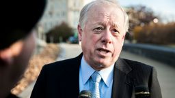 Phil Bredesen, former governor of Tennessee, talks with reporters outside the U.S. Capitol in Washington, D.C., U.S., on Wednesday, Nov. 28, 2012. Corporate leaders pressing for a solution to the so-called fiscal cliff will make their case at the White House and the Capitol a day after Senate Majority Leader Harry Reid lamented the lack of progress toward a deal. Photographer: T.J. Kirkpatrick/Bloomberg via Getty Images 
