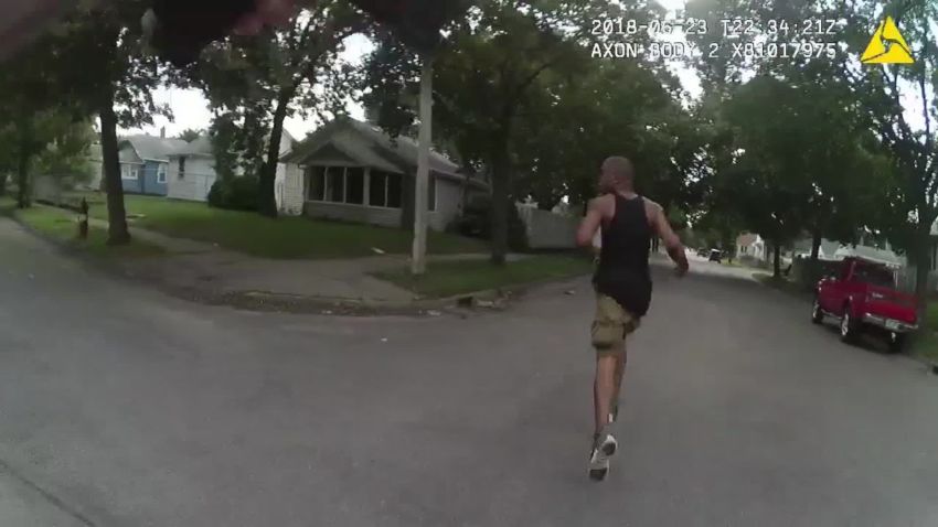 Video from body-worn camera shows the Minneapolis Police officers chasing Thurman Blevins before he was fatally shot.