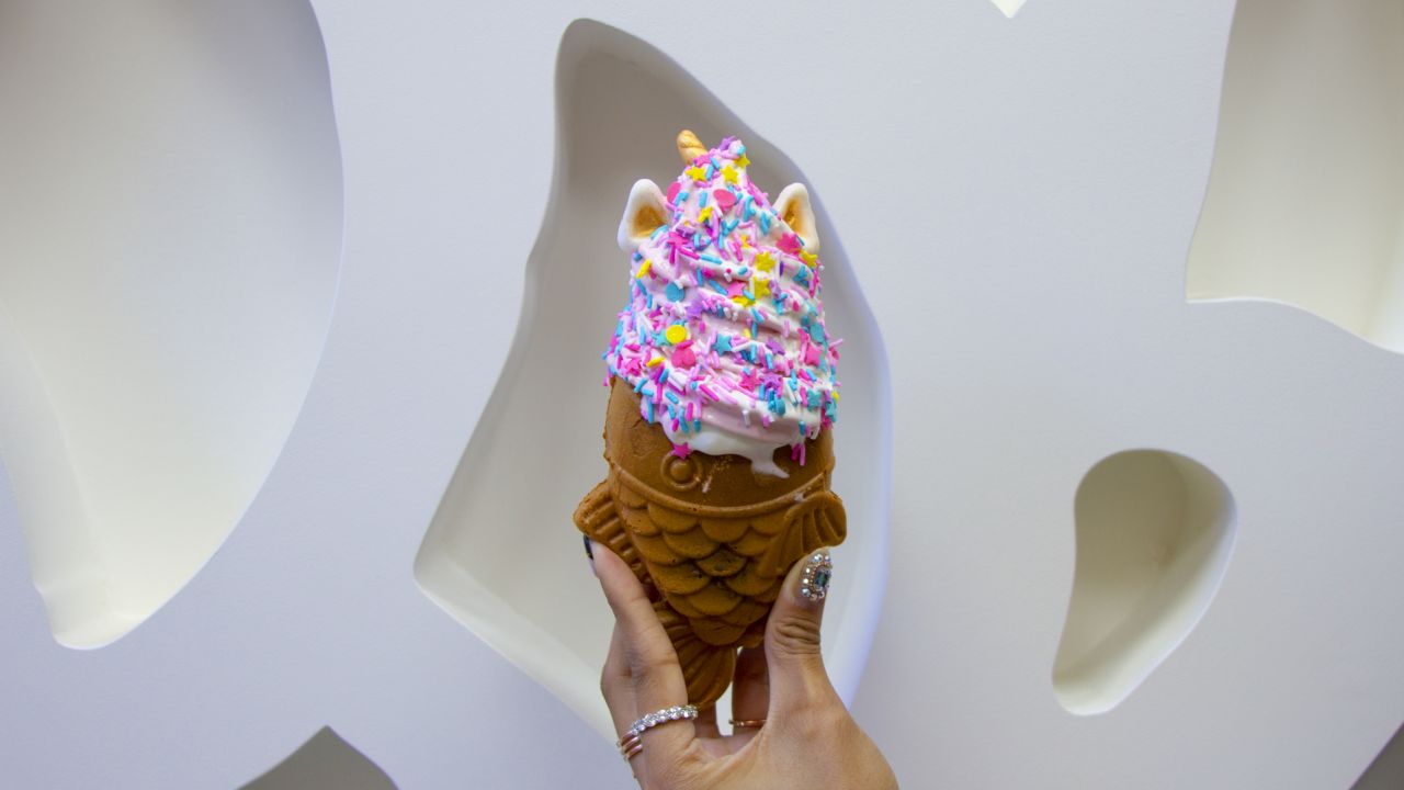 Taiyaki's unicorn ice cream special is pretty special.