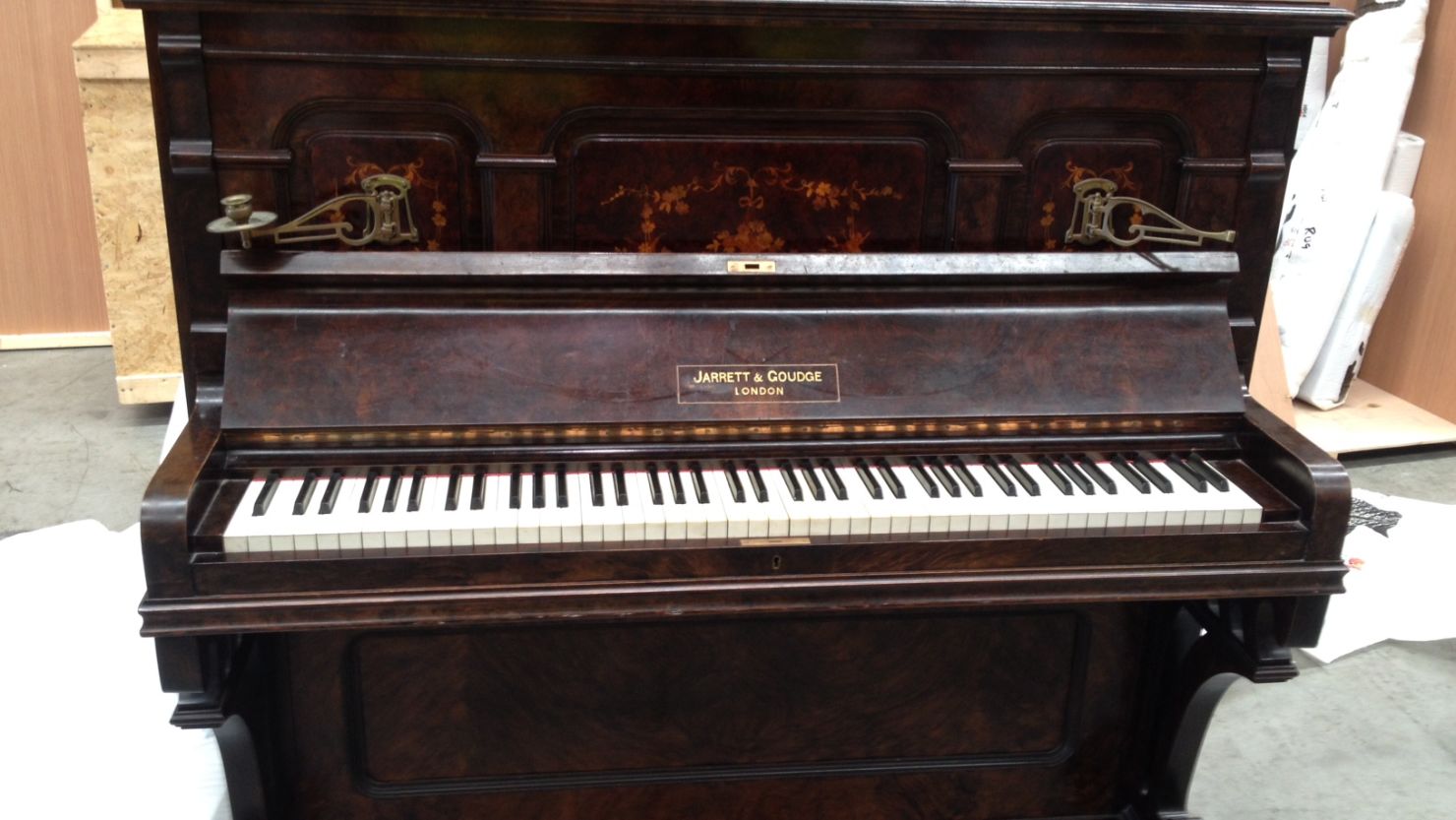 Julian Paton's antique piano was made in 1895. On July 26, the ivory keys were stripped by New Zealand's Department of Conservation in accordance with CITES ivory regulations.