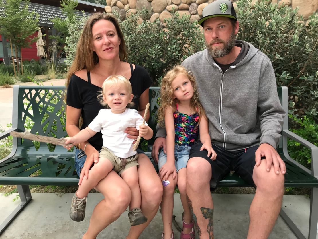 Sarah and Josh Lister's home outside Redding, California was destroyed in the Carr Fire. 