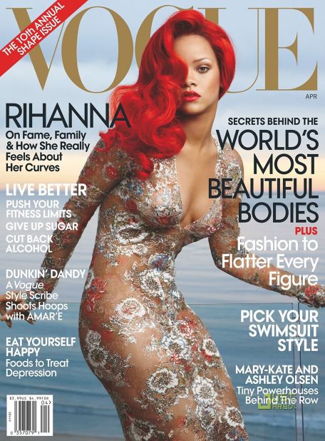April 2011: Rihanna by Annie Leibovitz