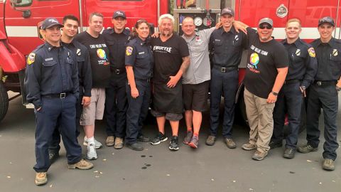 These guys are in Redding, California, to help feed evacuees and first responders.