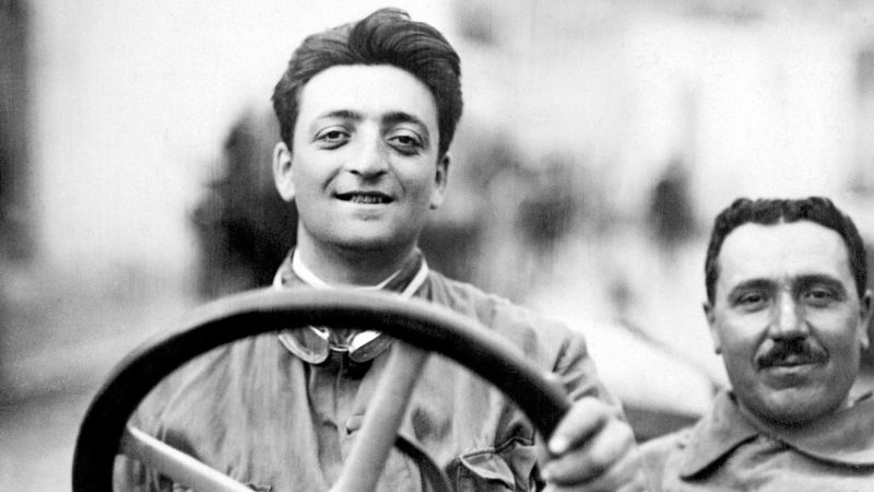 Young Enzo Ferrari