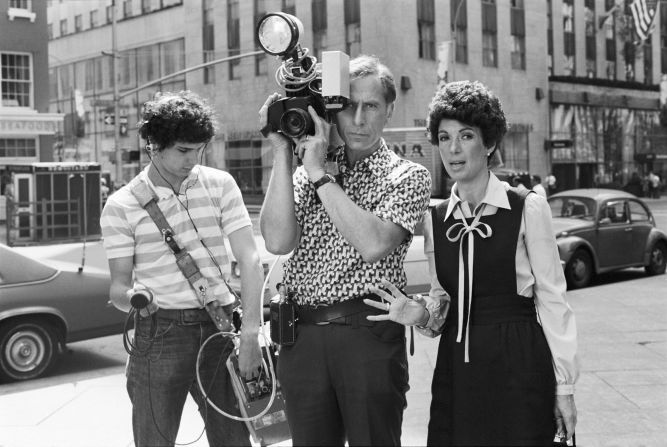 Wood photographed Betty Rollin, then a television producer, in 1977. 