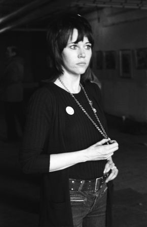 A shot of actress Jane Fonda in New York in 1971.