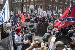 Violent clashes erupted in Charlottesville between alt-right demonstrators and counterprotesters.