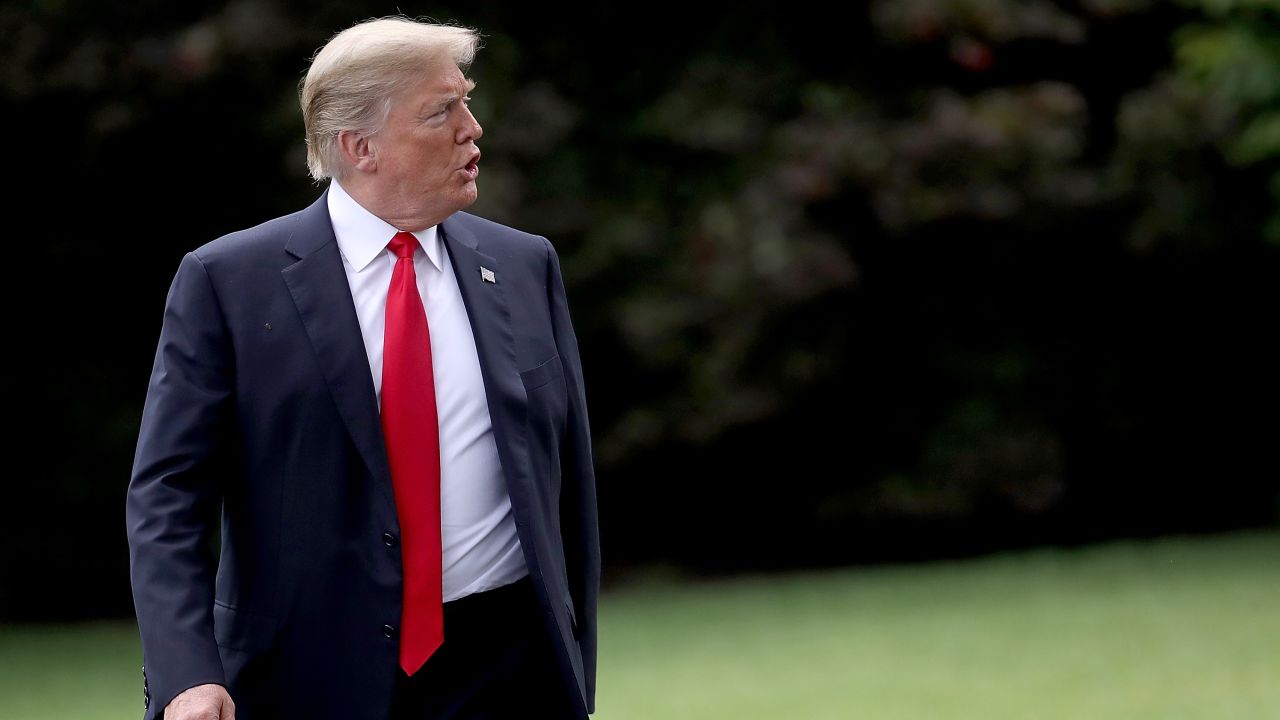 US.President Donald Trump departs the White House July 31, 2018 in Washington, DC (Photo by Win McNamee/Getty Images)