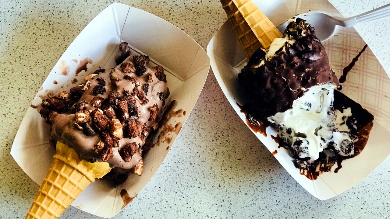 Try a dipped chocolate ice cream cone from Big Gay Ice Cream.