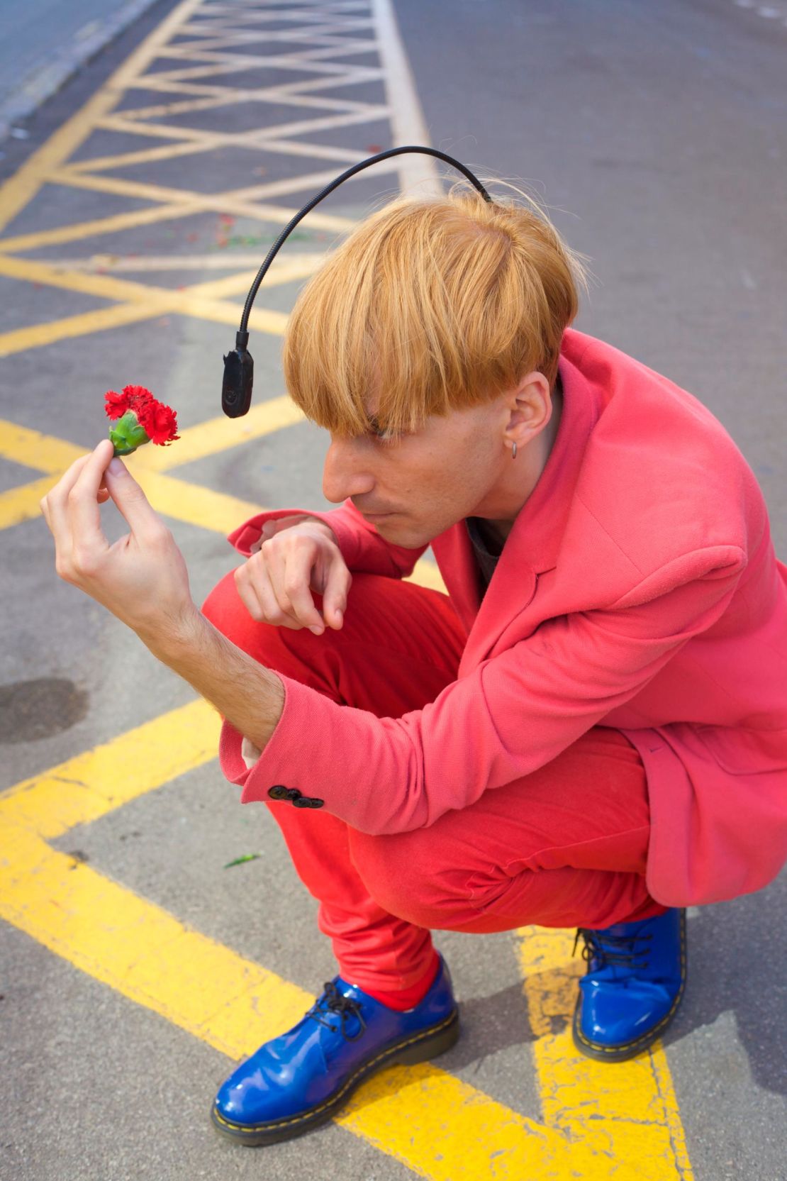 Neil Harbisson developed a sensor that could allow him to "hear" colors. 